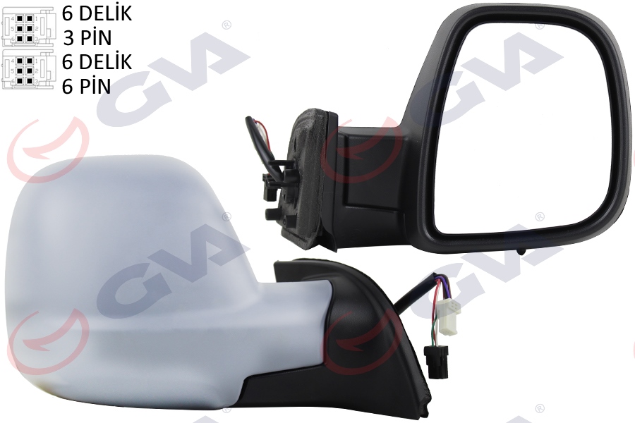 Dış Dikiz Aynası Elektrikli Katlanır Sağ Partner-b...