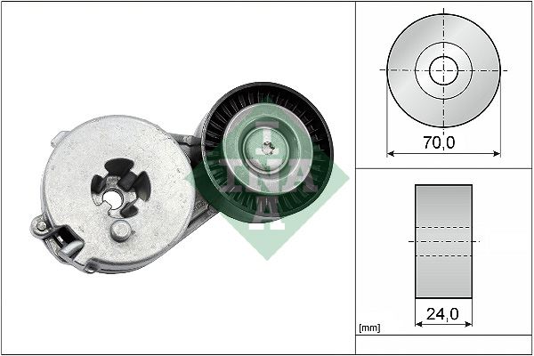 ALTERNATÖR GERGİ RULMANI (KÜTÜKLÜ) A4-A5-Q5 1.8TFSI (CFPA-CJKA-CAEB-CDHA)