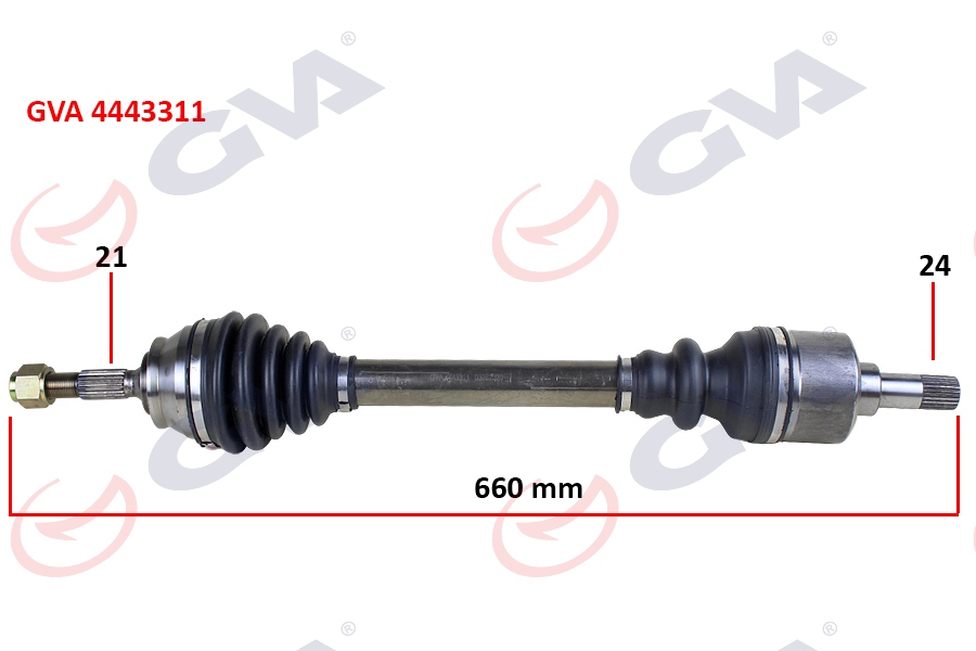 KOMPLE AKS SOL P301-ELYSEE (12-) 1.6 HDI (660mm)