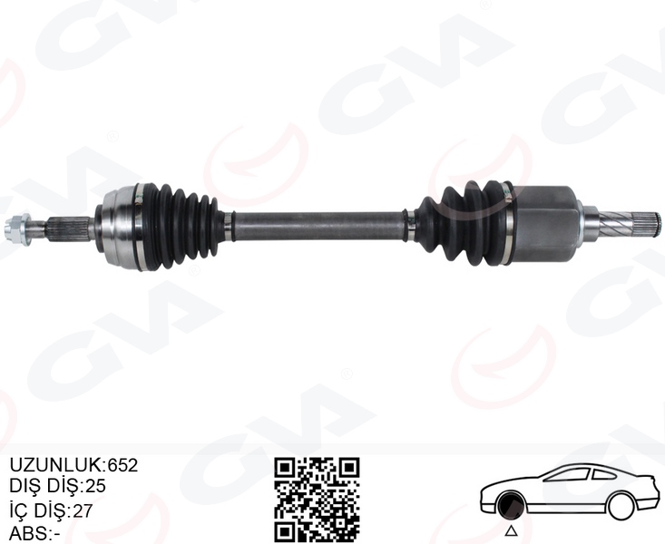ON AKS SOL KOMPLE DACIA DUSTER 10> 1.5 dCi 4x4 6 ileri