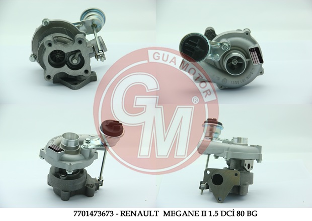 TURBO ŞARJ RENAULT CLİO II KANGO DACIA SYMBOL MEGANE II 1.5 DCİ 80 BG