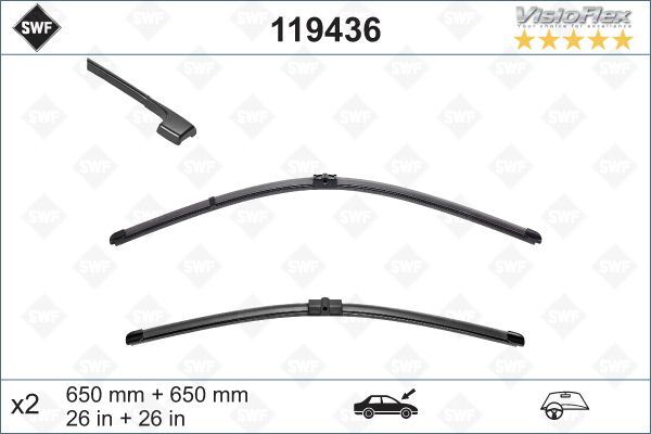 Swf Visioflex Flat Blade