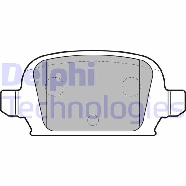 ARKA FREN BALATASI OPEL CORSA C 1.4 1.7 CDTİ 1.8 00>06 TIGRA 1.3 CDTI 04>10 (DİSK FRENLER)