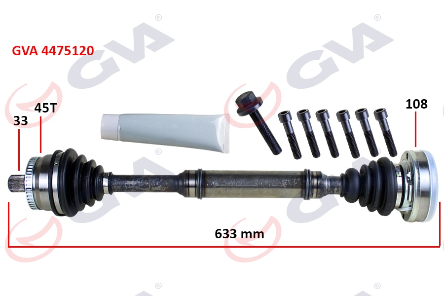 Komple Aks Sağ Abs'li A4-PASSAT 1.8T (96-01)