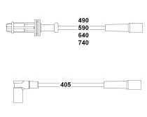 BUJİ KABLOSU P106 I-P205 I-P309 I-II-AX-BX-ZX 1.0-1.1-1.4 8V (91-96) (5`Lİ SET)