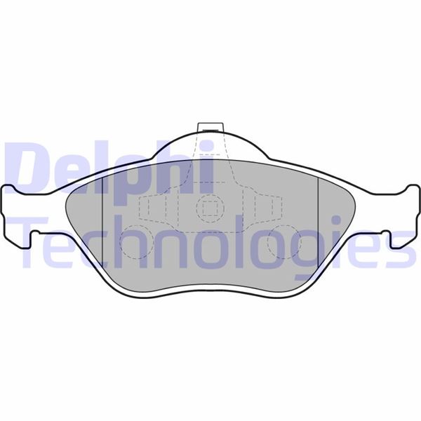 ÖN BALATA FIESTA 1.4TDCİ ABSLİ 00=> FUSION 02=> MAZDA 121 96=> MAZDA 2 03>