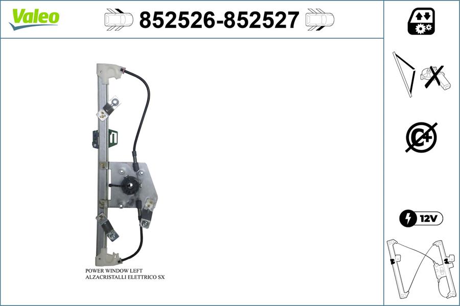 CAM MEKANİZMASI ÖN SOL FIAT TIPO 2 Volumi