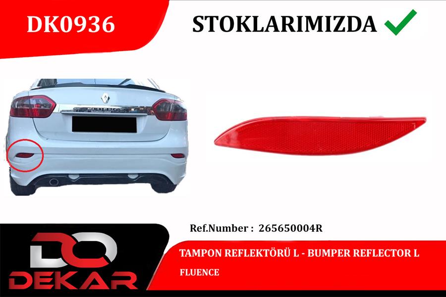 Arka Reflektör Sol
