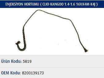 Enjeksiyon Hortumu