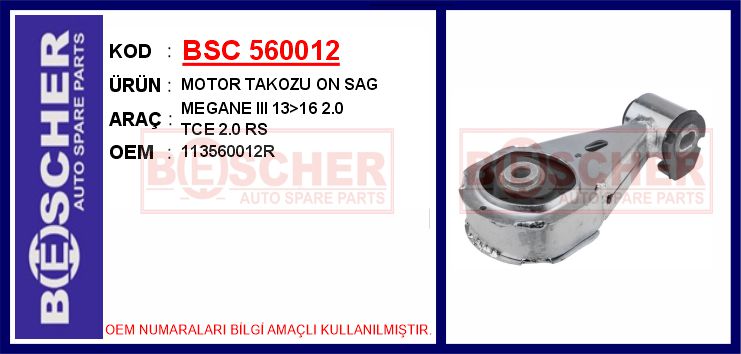 Motor Takozu Ön Sağ