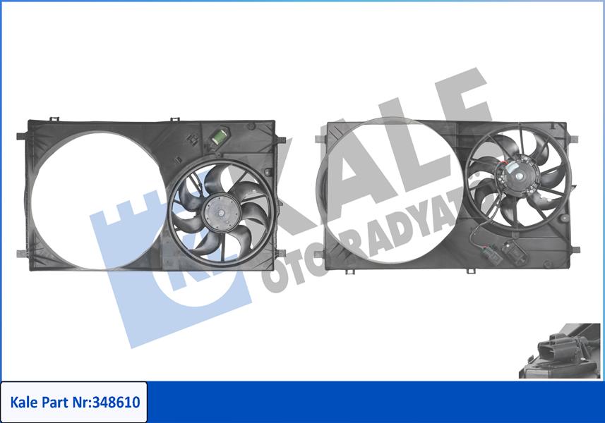 FAN MOTORU KOMPLE FORD TRANSİT 18> 2.0 ECOBLUE