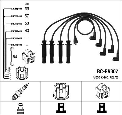 (X) Buji Kablosu Rover 820Sİ 93-99 RC-RV307