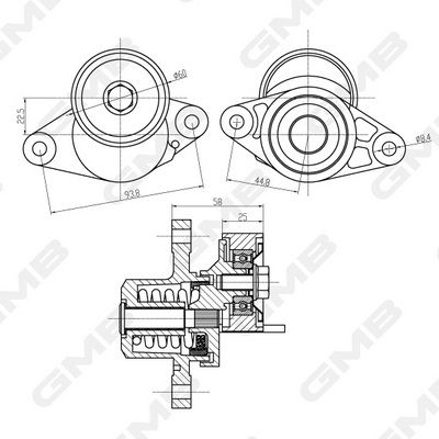ALTERNATOR GERGI RULMANI CLIO KANGOO MEGANE I II LAGUNA I II 1.4/1.6 16V K4M