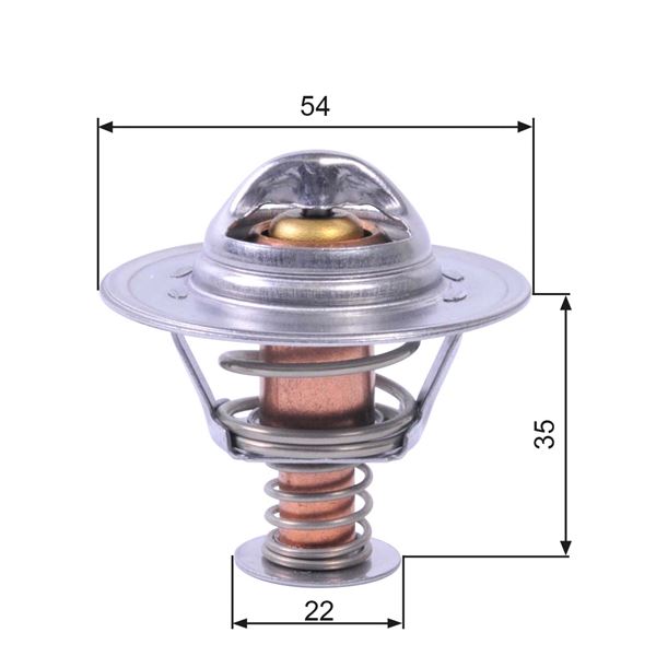 Termostat 89°C Combo-corsa-c-meriva-astra 1.7
