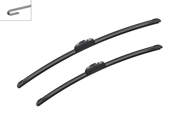 Aerotwin Silecek 60+53cm (Flatblade-muz Tipi) Tran...