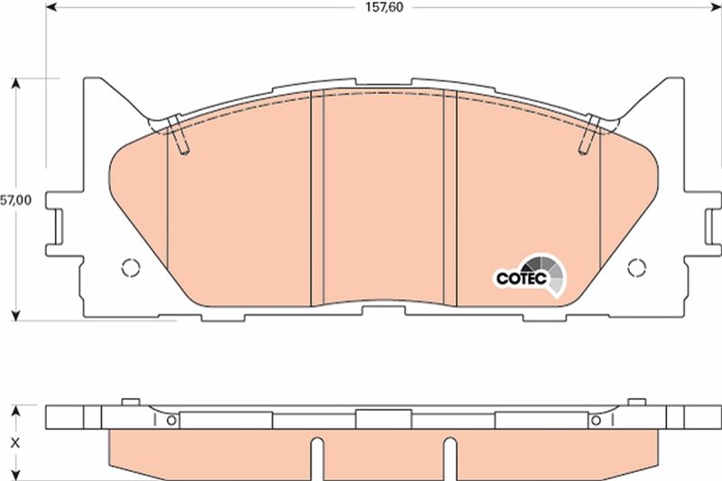 ÖN BALATA LEXUSES 12>CAMRY 06-11