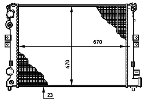 Radyatör JUMPY-EXPERT-SCUDO-1.9D-2.0JTD
