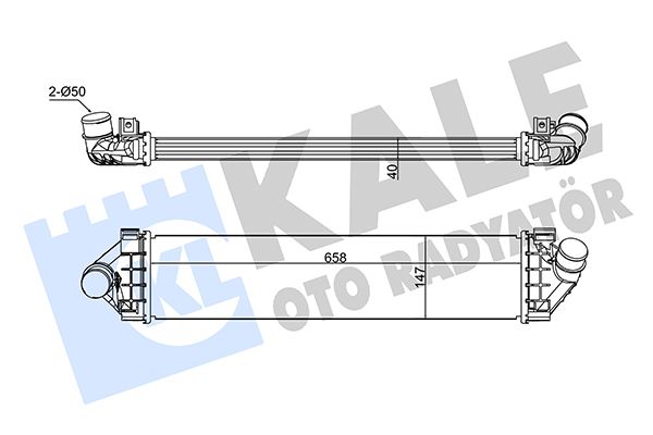 TURBO RADYATÖRÜ FORD FOCUS-CMAX-KUGA SMAX 05> 1.6 TDCİ