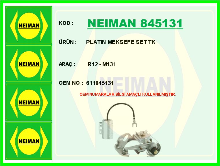 Platin Meksefe Set Tk