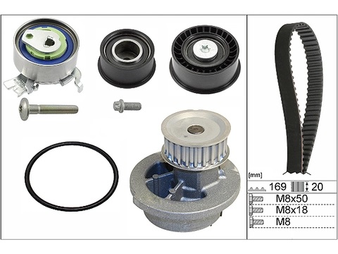 DEVİRDAİMLİ EKSANTRİK GERGİ KİTİ ASTRA F-CORSA B-VECTRA B 1.4i-1.6i-1.8i 16V X14XE-X16XEL-X18XE 1334066-9192797-90444079
