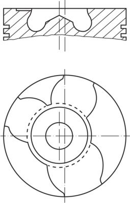 (151PI00012100) Motor Piston+segman