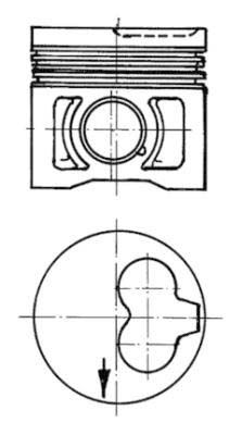 (X) Motor Piston+segman 0.50 Caddy-ibiza-transport...
