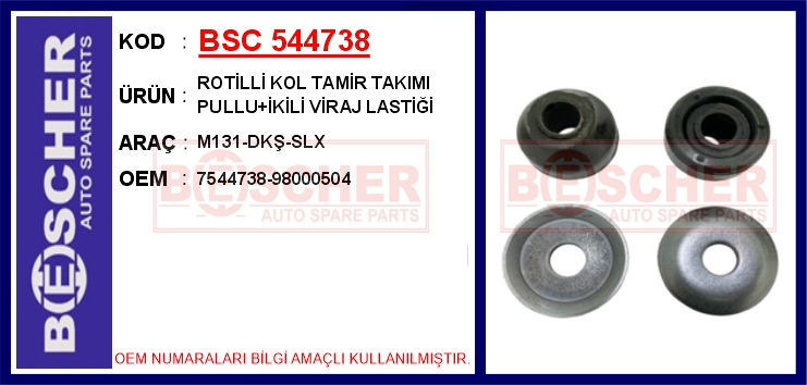 ROTİLLİ KOL TAMİR TAKIMI M131-DKŞ-SLX PULLU+İKİLİ VİRAJ LASTİĞİ