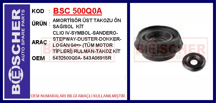 Amortisör Takozu Ön Sağ-sol Kit