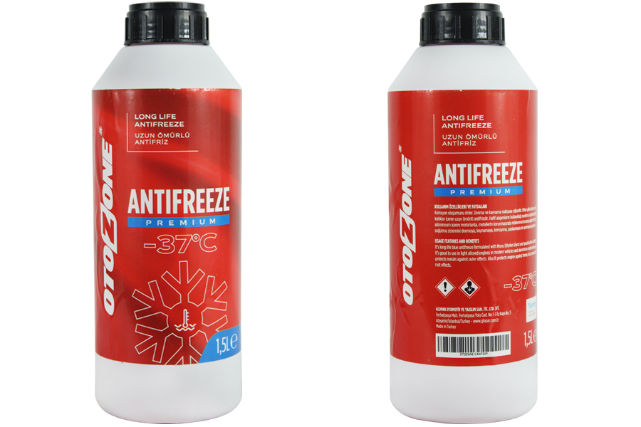 Antifriz 1.5 Lt -37 C Kırmızı Long Life