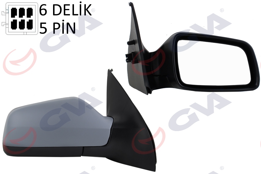 DIŞ DİKİZ AYNASI SAĞ ASTRA G 98> ELEKTRİKLİ+ISITMALI+ASTARLI+KONVEKS 5 FİŞ VM-168EHPR