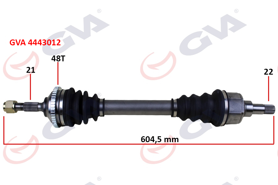 KOMPLE AKS SOL PEUGEOT 206 1.6i (98-06) TU5 ABS'Lİ...