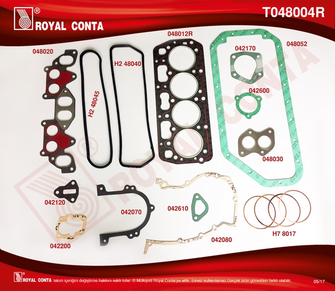 Motor Takım Conta (Karter-klingrit+skc 2.0mm) Favo...