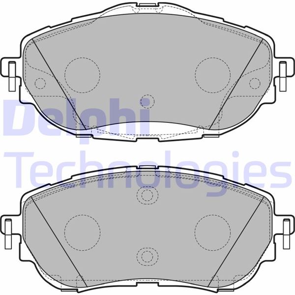 ÖN FREN BALATA TOYOTA AURIS COROLLA 1.33L 1.6L 1NR-FE 1ZR-FAE NRE180 ZRE181 ZRE185 12-> / 1.4L 1ND-FTV NDE180 12->