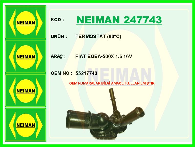 Termostat Komple 90 °C