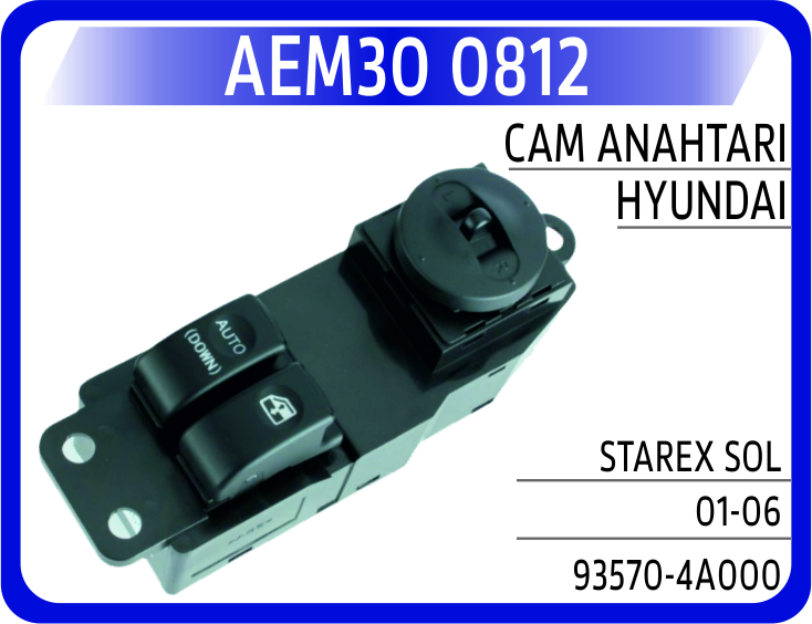CAM ACMA KUMANDA DUGMESI SOL HYUNDAI STAREX