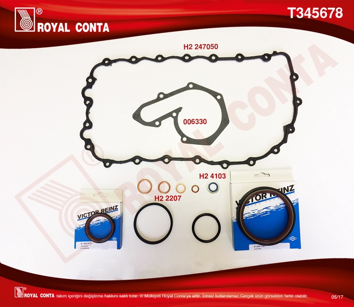 Alt Takım Conta Keçeli Kng-master-mgn 1.9 F9Q