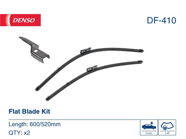 Wiper. Flat Front Blade