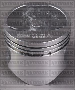 Motor Piston+segman (Std) (80,50 Çap) Palio-siena-...