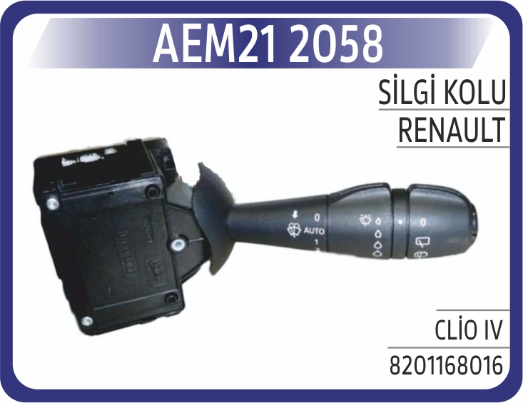 SİLECEK KUMANDA KOLU RENAULT CAPTUR 13> CLIO IV 12> TRAFIC III 15> YOL BİLGİSAYARI YAĞMUR SENSÖRLÜ (13 PİNLİ)