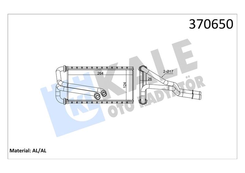 KALORİFER RADYATÖRÜ FORD FOCUS 18>