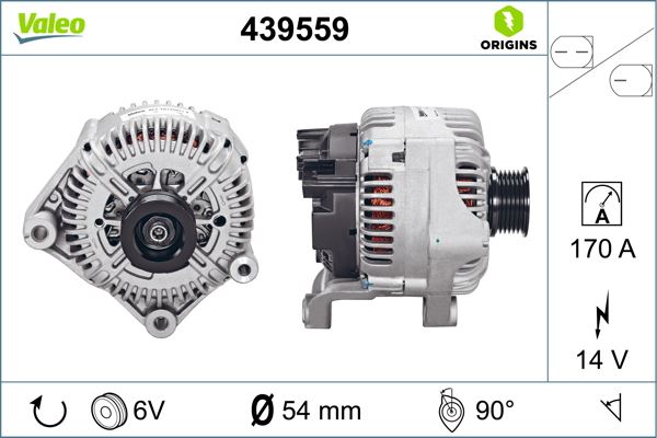 Alternatör Sarj Dinamosu 14V 170 A