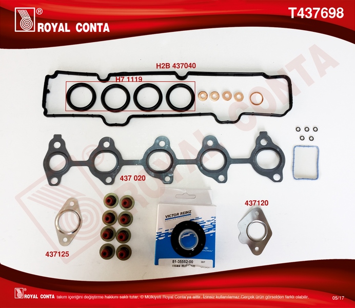 MOTOR ÜST TAKIM CONTA (REINZ KEÇELİ&S.LASTİKLİ ) (SKCSİZ) FIESTA 02>08 FUSION 02>08 1.4 TDCI 206-307 C3C2-C3I-C3II-C3III-XSARAII-NEMO-206-207-307-BIPPER DV4 1.4HDI MAZDA 2 1.4 CD 03>07