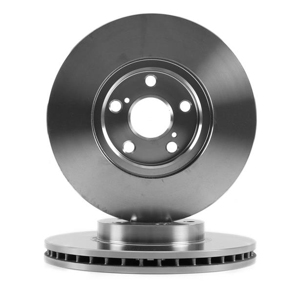 ÖN FREN DİSKİ (HAVA KANALLI - KAPLAMALI) TOYOTA AVENSIS 1.6L 3ZZFE VVTi ZZT250 03-08 / 2.0L 1AZFSE AZT250 03-08 (277 çap x 5 bijon) - Adet disk fiyatıdır