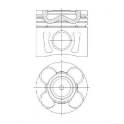 Motor Piston+segman (0,40) (69,60 Mm) Doblo-fiori...