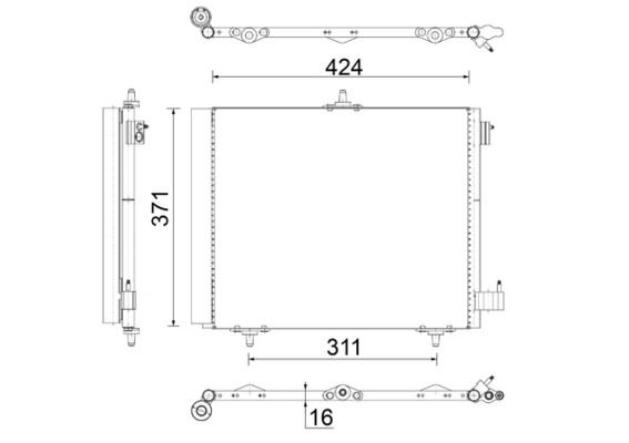 Kondenser P207-P208-P1007-P2008 05=>-C2-C3-C3 I...
