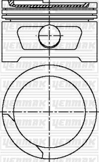 Motor Piston+segman 1.00 Ascona-kadett (86-95)