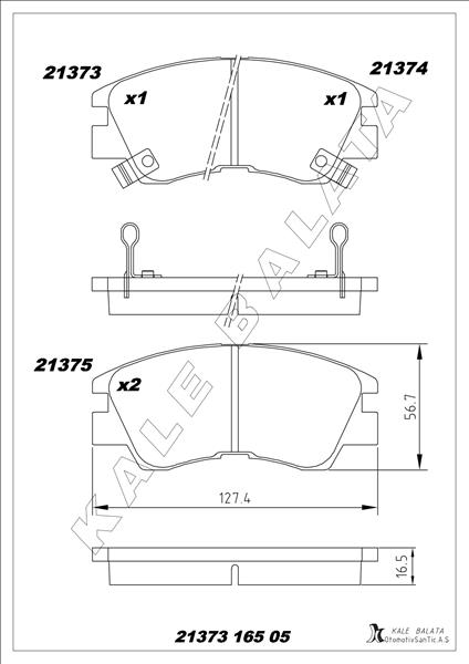 Balata Ön Colt-delica III-L200 II-L300 Iii-pajero-...