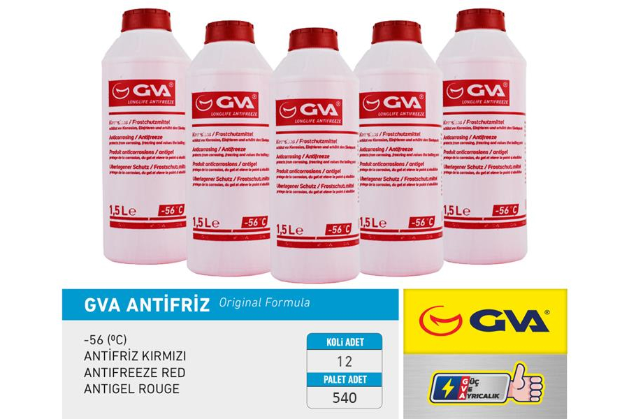 Antifriz 1.5 Lt -56 C Kırmızı Long Life