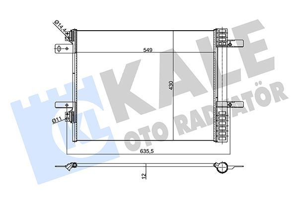KLİMA RADYATÖRÜ (KONDANSATÖRÜ) OPEL GRANDLAND P5008 16> P3008 16> P308 14>C4 13> 1.5-1.6-2.0 BLUEHDI 1.2-16 XHT PureTech AL/BRZ 533X430,1X12