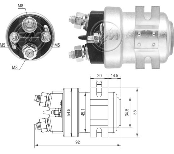 Marş Otomatigi 12V 200 Amper Universal Tip Ara Oto...
